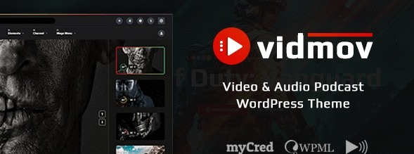 VidMov v1.7.0 NULLED - тема WordPress для видео